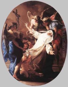 The Ecstasy of St Catherine of Siena by Pompeo Gerolamo Batoni