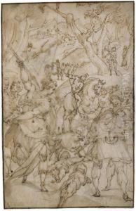 The Calydonian Boar Hunt by Jacopo Zucchi