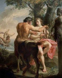 Achilles and the Centaur Chiron