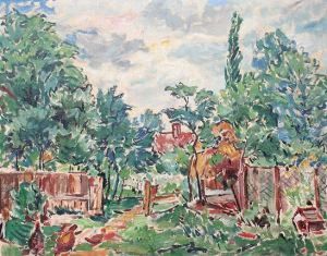 Country Yard by Booivoj Zufan