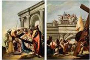 Der Gefangen Genommene Jesus Wird Dem Volk Vorgefuhrt by Francesco Zugno