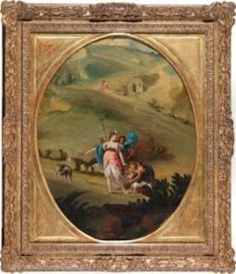 Der Aufbruch Dianas Zur Jagd; Partenza Di Diana Per La Caccia by Francesco Zugno