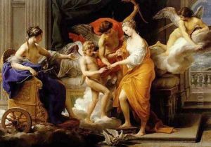 Die Vermählung Amors mit Psyche