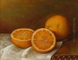 Still Life With Oranges by Abbie Luella Zuill