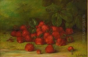 Still Life With Strawberries by Abbie Luella Zuill