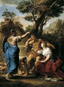 Hercules at the Crossroads 1748 by Pompeo Gerolamo Batoni