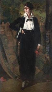 Mademoiselle Souty by Ignacio Zuloaga Y Zabaleta