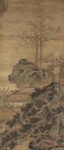 Cottage Studio In The Mountain by Zhao Zuo