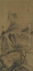 Studio In The Mountain by Zhao Zuo