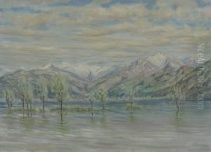 See Mit Bergen by Ernst Theodor Zuppinger
