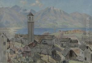 Tessiner Dorf by Ernst Theodor Zuppinger