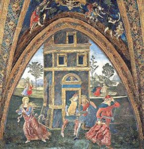 The Martyrdom of Saint Barbara by Bernardino di Betto (Pinturicchio)