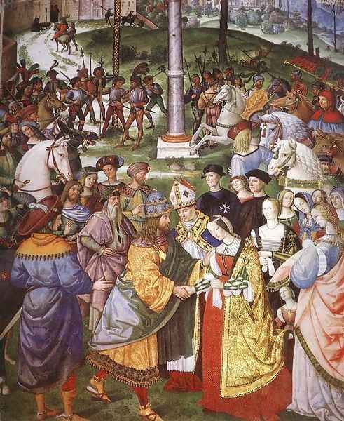 Aeneas Piccolomini Introduces Eleonora of Portugal to Frederick III 1502-08 - view 1