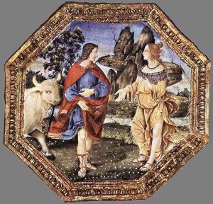 Ceiling decoration 1492-94 by Bernardino di Betto (Pinturicchio)