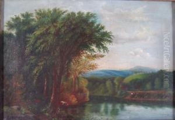 Cows Walking In The River - view 1