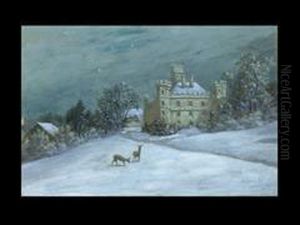 Schloss Berg Am Starnberger See by Anton Georg Zwengauer