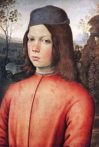 Portrait of a Boy 1481-83 by Bernardino di Betto (Pinturicchio)