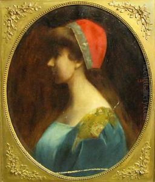 A Young Woman In Profile - view 1