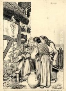 Ohne Titel by Oscar Zwintscher