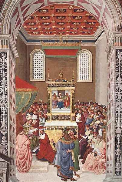 Piccolomini Receives the Cardinal Hat 1502-08 - view 1