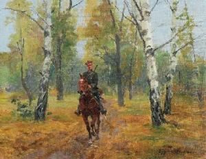 Ulan Na Koniu by F. Zygmuntowicz