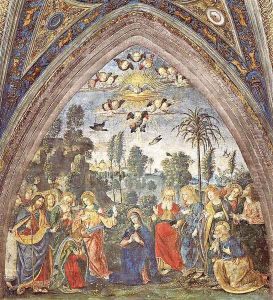 The Descent of the Holy Spirit by Bernardino di Betto (Pinturicchio)