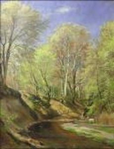 Paysage De Foret by Carl Frederick Aagaard