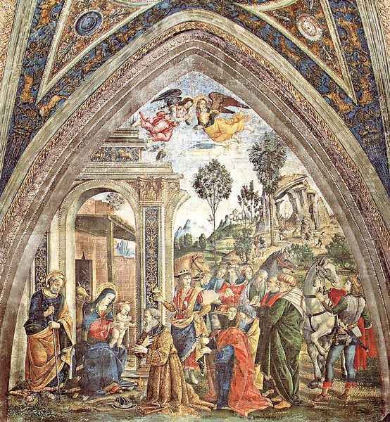 The Adoration of the Magi by Bernardino di Betto (Pinturicchio)