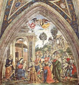 The Adoration of the Magi by Bernardino di Betto (Pinturicchio)