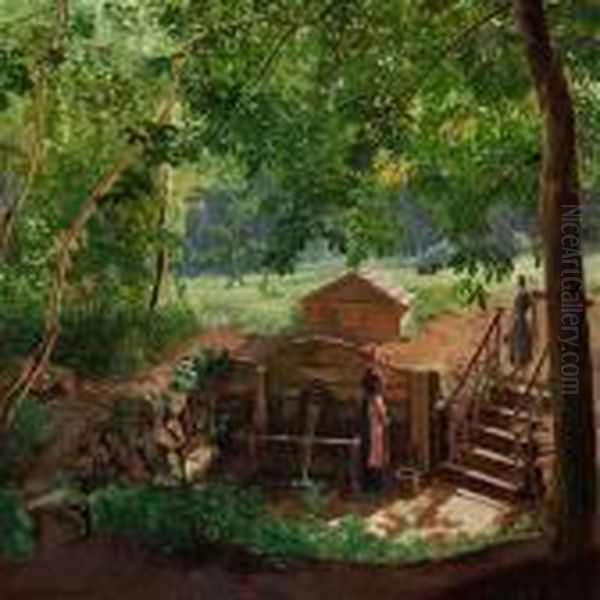 Two Young Girls - view 1