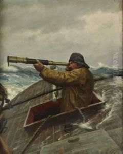 Sjoman Med Kikare by Martin Aagaard