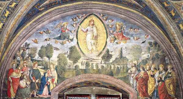 The Ascension by Bernardino di Betto (Pinturicchio)