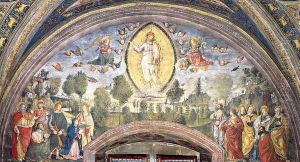 The Ascension by Bernardino di Betto (Pinturicchio)