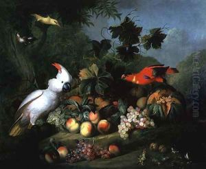 Fruit and Birds by Jakab Bogdany
