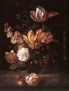 Flower Still-life by Jakab Bogdany