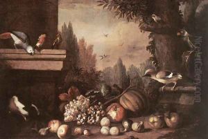 Fruit with Birds and Guinea-pig by Jakab Bogdany