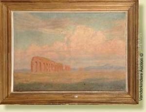 Ruines Romaines Dans La Campagne by Pierre Abatucci