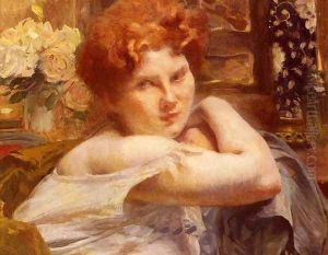 Le Femme Aux Cheveux Roux (The Woman with the Russet-red Hair) by Paul Albert Besnard