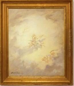 Putti Dans Des Nuees Putti Dans Des Nuees