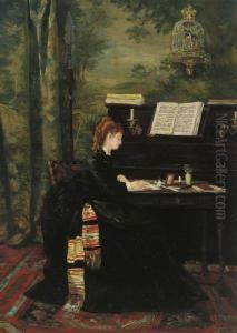 An Elegant Composer by Louise Abbema