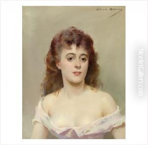 Jeune Fille A La Robe Rose - view 1