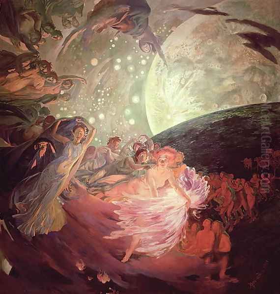 Truth, Leading the Sciences, Giving Light to Man 1891 - view 1