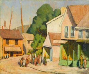 Street By The Harbor by Yarnall Abbott
