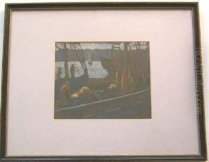 Harbor Scene by Yarnall Abbott