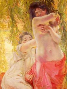 Sous Les Saules (Under the Willows) by Paul Albert Besnard