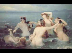The Dance of the Sea, 1883 by Charles Edouard Boutibonne
