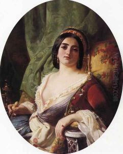 A Young Woman from Smyrna by Charles Edouard Boutibonne