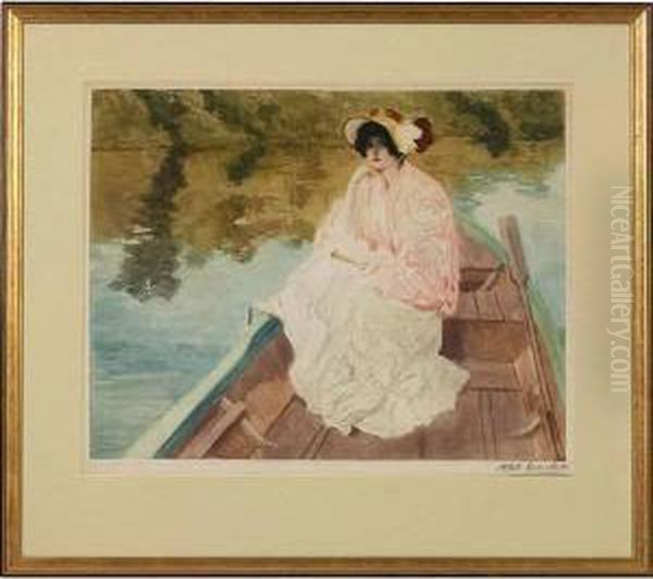 Woman On Boat - view 1