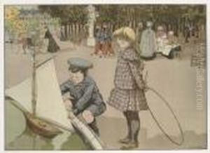 Jardin Luxembourg by Louis Abel-Truchet