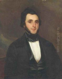 Portrait d'homme by Charles Edouard Boutibonne